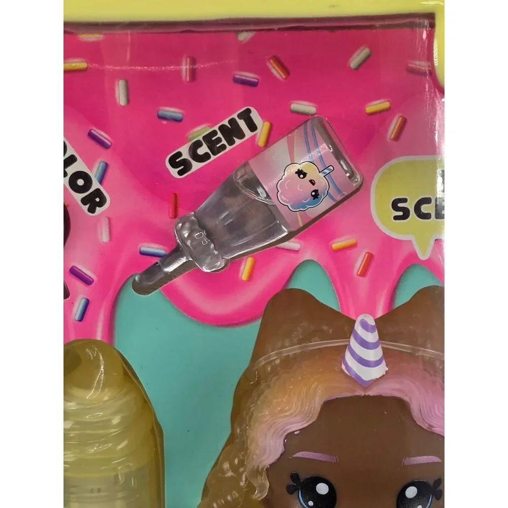 MGA Yummi-Land Nia Candy Fluff Doll & Lip Gloss Making Kit Scented 4+ New Boxed